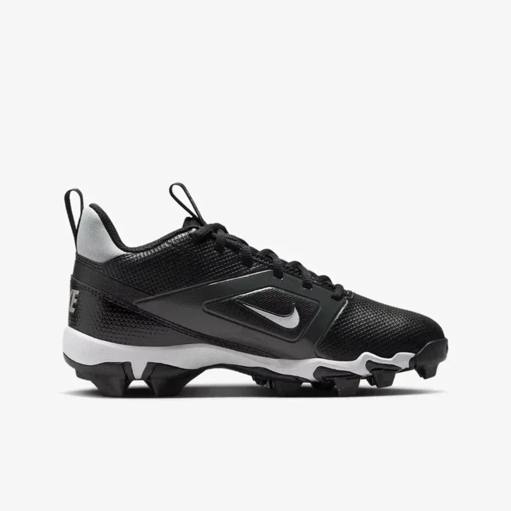 Nike Alpha Menace 4 Shark FQ4012-001 Kids US 12 Black Football Cleats GBNC1554